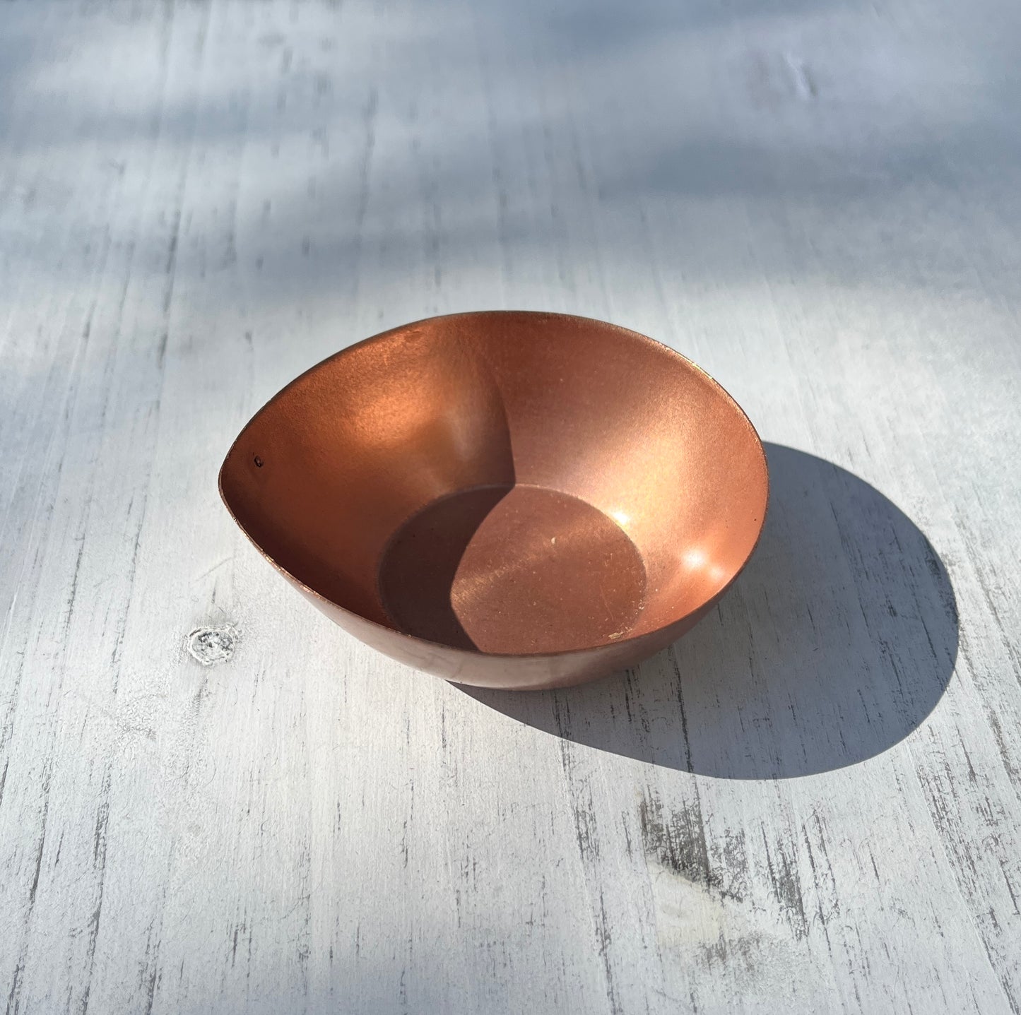 Mini copper altar bowl