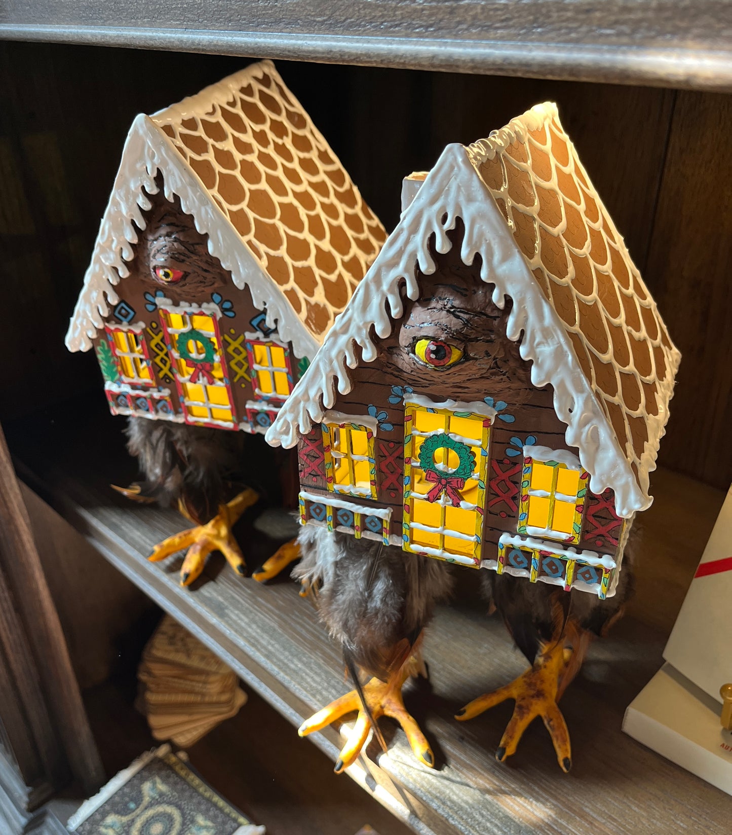 Gingerbread Baba Yaga House Handmade by Katie