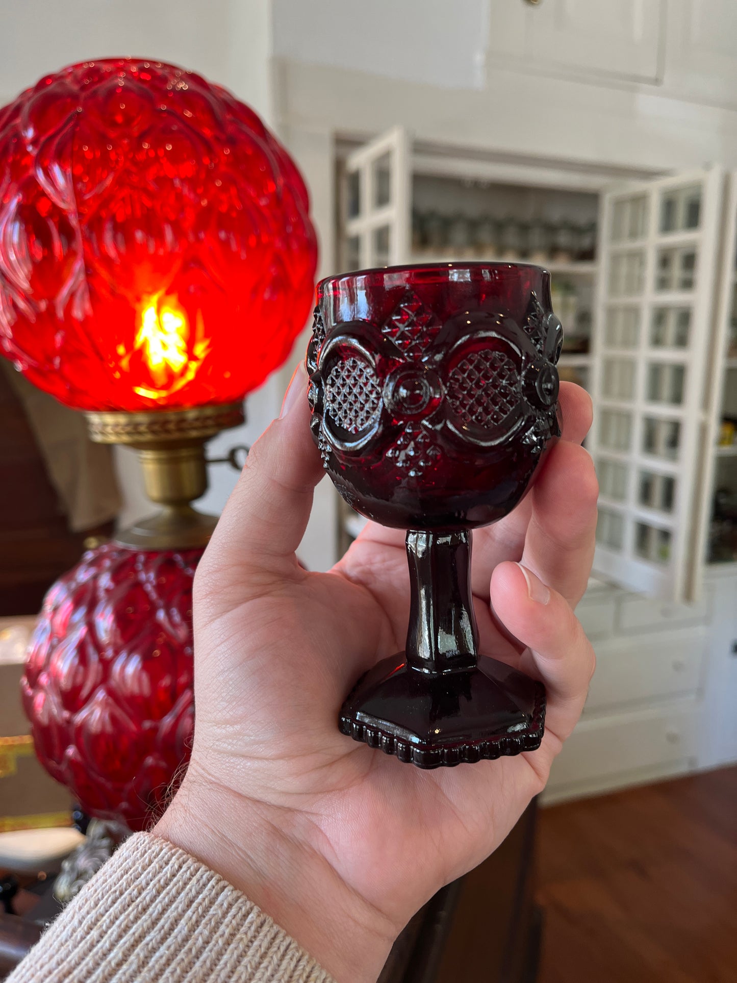 Crimson Red Goblet (Avon)